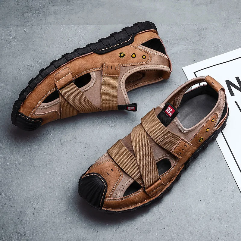 

Римская обувь; couro outdoor de herren; Сандалии; sandalias; sandalen safety; Модные пляжные сандалии на резиновой подошве; sandalle para; Сезон лето; 2019