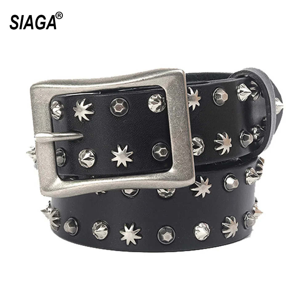Unisex Personalized Customization Cowhide Leather Belts for Women & Men Western Cowboy Style Accessories 3.8cm Width SA035