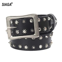 unisex personalized customization cowhide leather belts for women men western cowboy style accessories 3 8cm width sa035