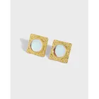 Женские серьги-гвоздики из серебра 925 пробы, универсальные