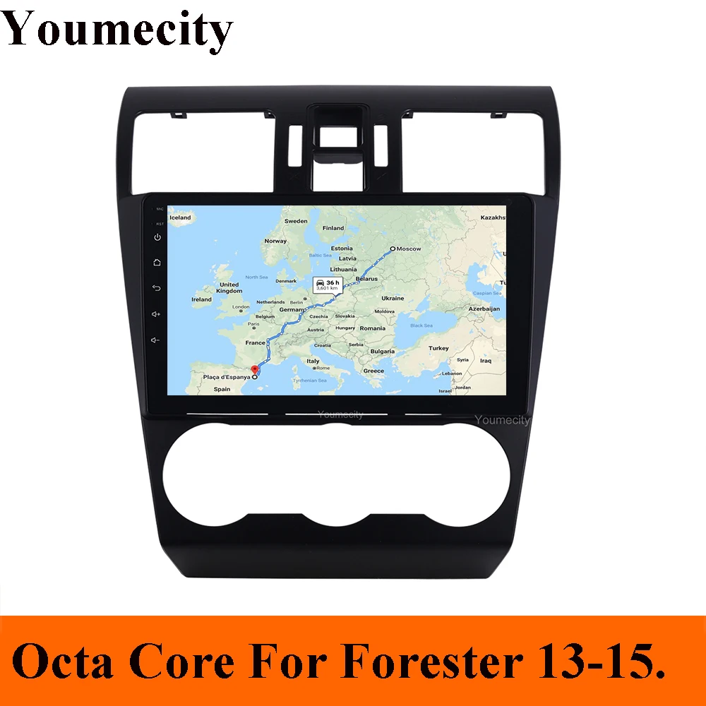 S/Android 9 0 Восьмиядерный 32 ГРОМ Автомобильный DVD плеер для Subaru Forester WRX 2013 2015