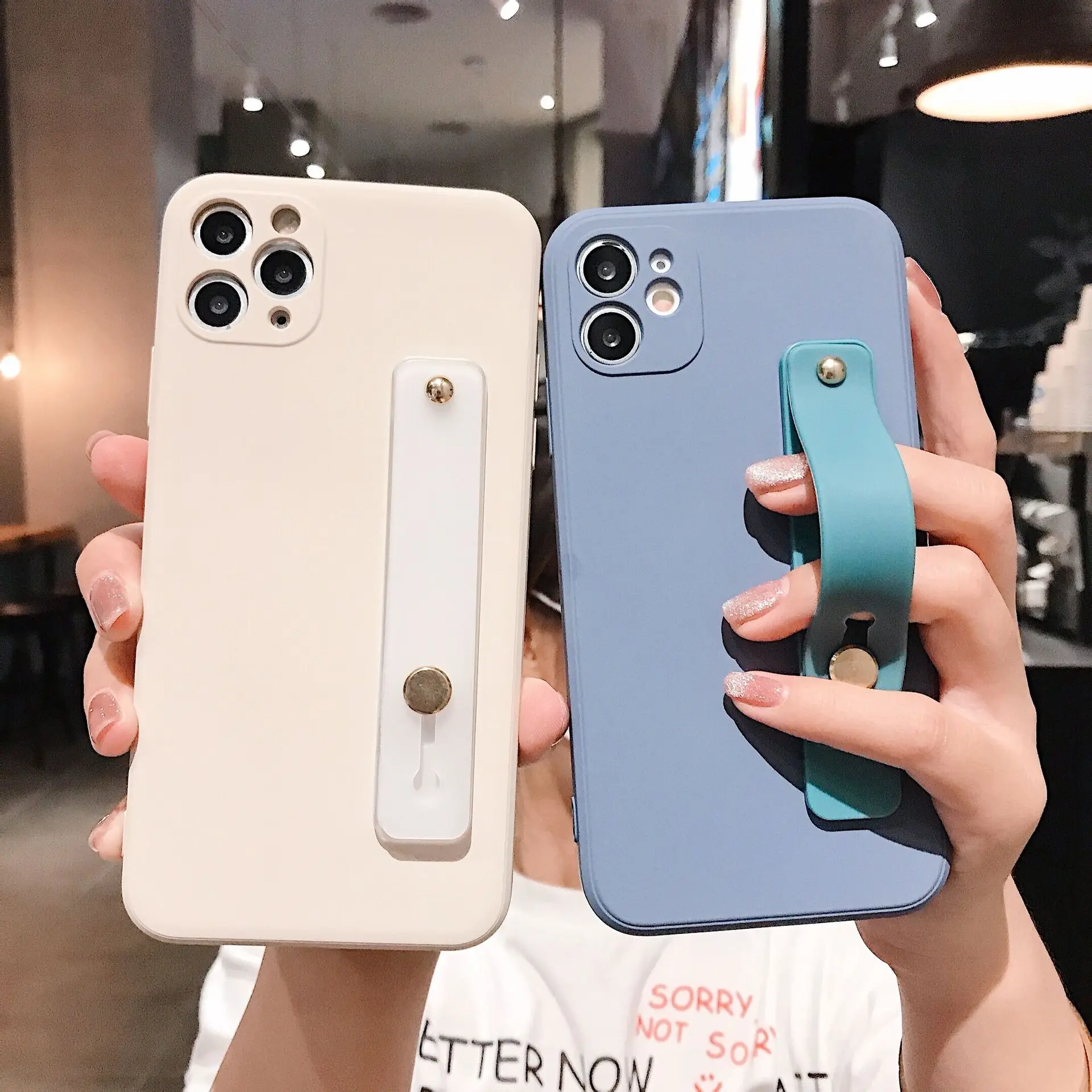 Квадратный Чехол из жидкого силикона для iPhone 11 Pro Max XS X XR 6 7 8 Plus подставка с
