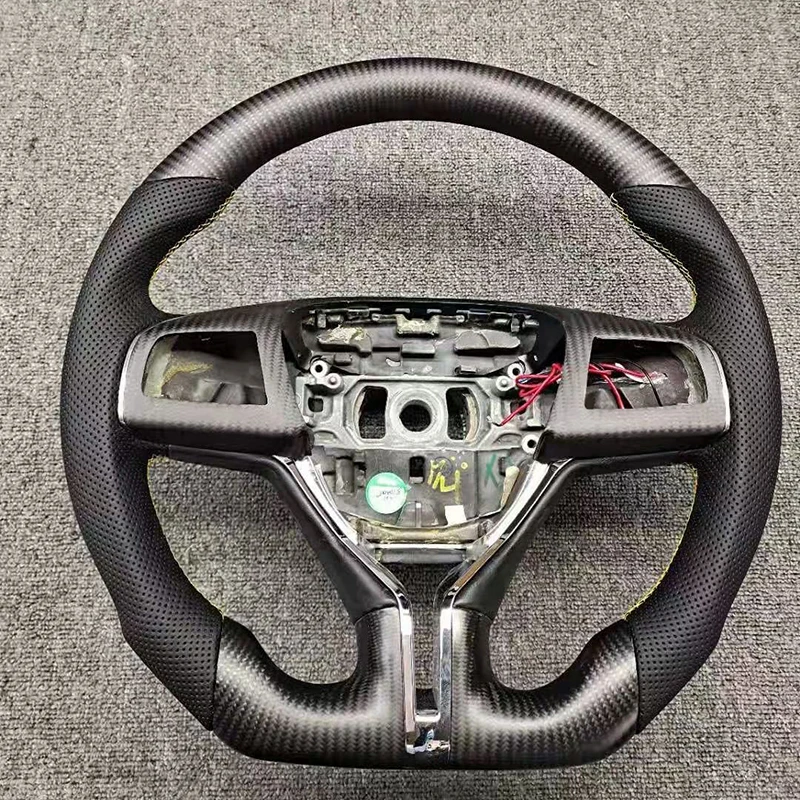 

Car Matte Racing Wheel Convertible Led Carbon Fiber Steering Wheel For Maserati Levante Quattroporte Ghibli 2013-2020