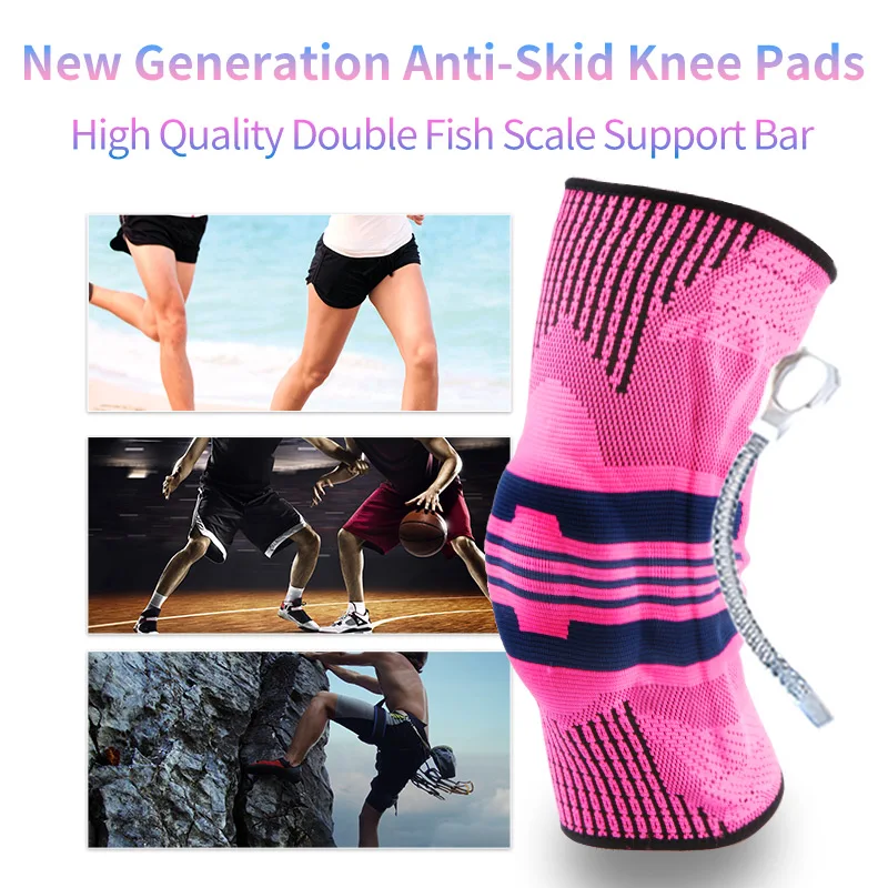 TMT женские наколенники на лямках из силикона весна полная поддержка коленной