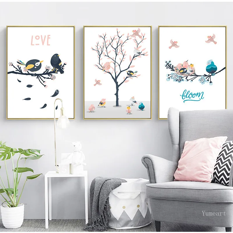 Восхитительная картина на стену с изображением милой птицы картины холсте