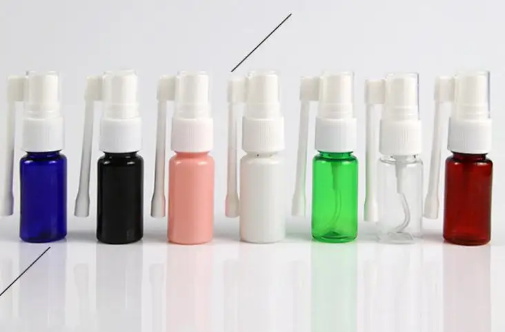 

15ml empty Rotation plastic nasal pump spray bottle mist nose bottle 300pcs/lot empty pump sprayer SN240