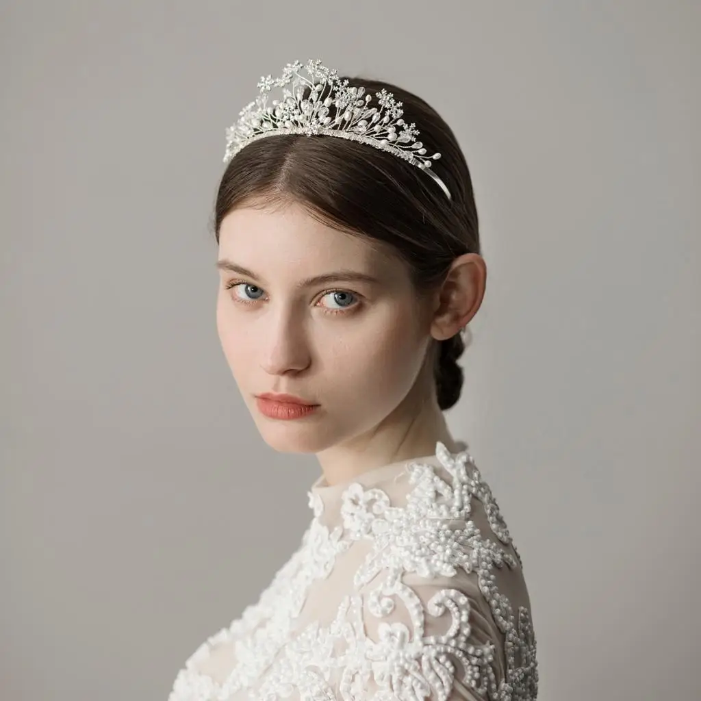 

Bride Bridesmaid Crown Headband Hair Band Wedding Holloween Party Headwear