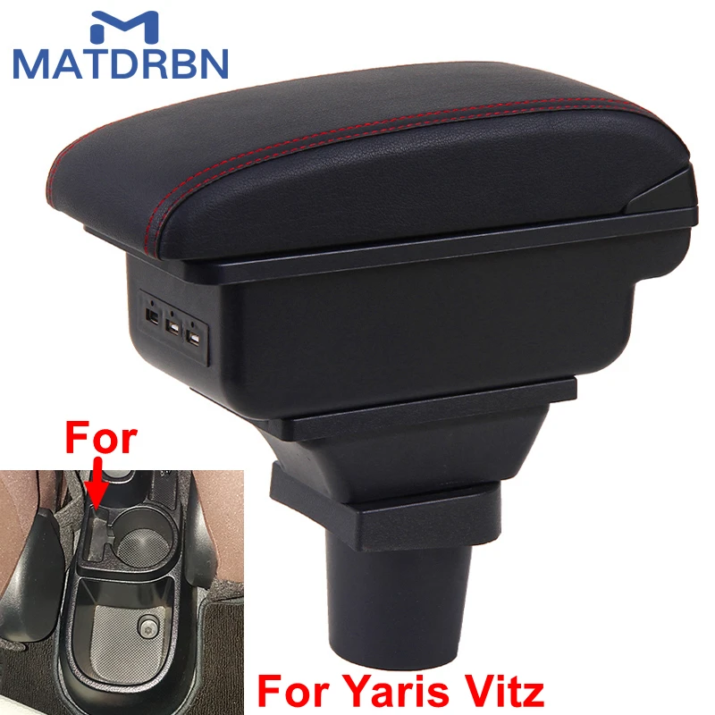 Подлокотник для Toyota Yaris Vitz Jewela вращающийся центральный подлокотник интерфейсы