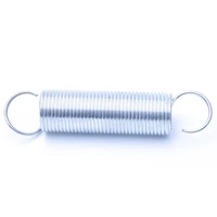 10pcs extension spring 0 5mm tension spring with hook zinc plated wire dia 0 5mmod 45mmlength 15 60mm