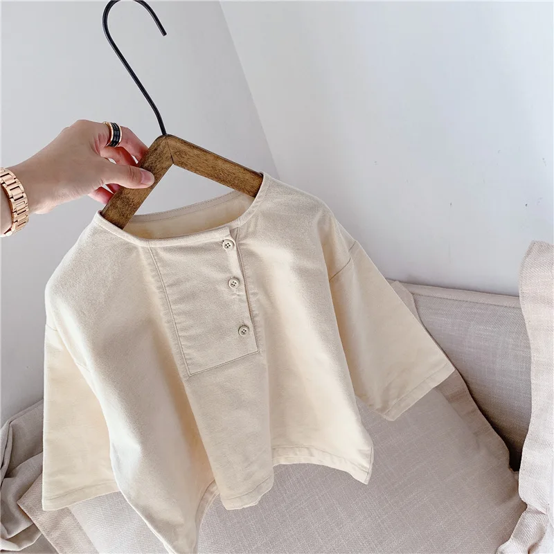 

2021 children's spring new girls' spring long sleeve shirt 20620