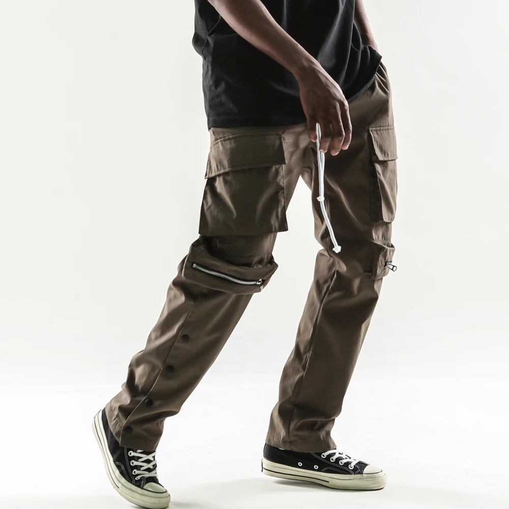 Новое поступление 2020 штаны с несколькими карманами мужские шаровары на