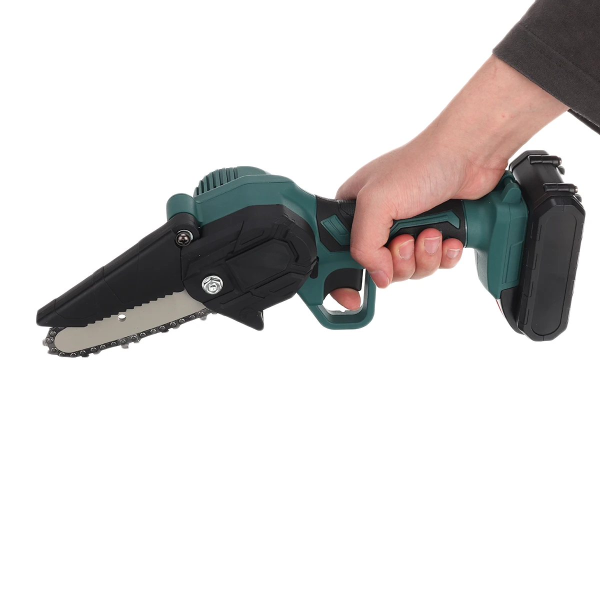 

21V 4 Inch Cordless Electric Pruning Saw With Lithium Battery Rechargeable Handed Green Power Chain Saw For Wood Cutting