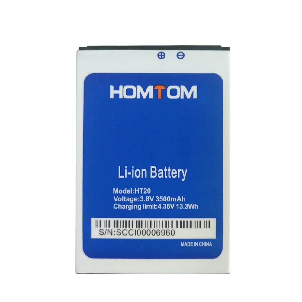 Новый 3500 мА/ч HOMTOM HT20 Батарея резервного копирования замена батареек для Pro HT20-Pro