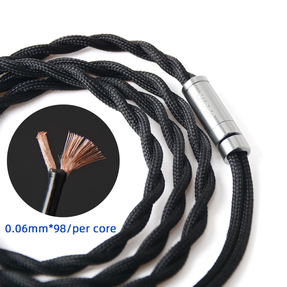 NiceHCK Blocc 5N UPOCC OCC Copper Litz 3 5/2 5/4 4 мм MMCX/0 78 мм/QDC 2Pin для M1 Pro KXXS ST 10S ZSX CIEM F3/NX7 MK3 LZ