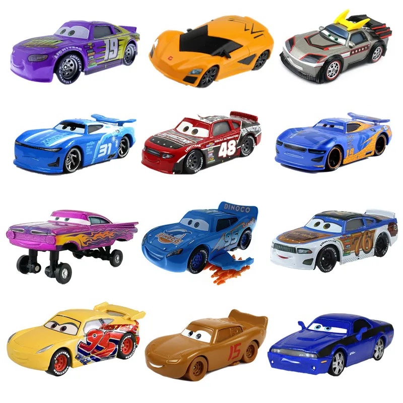 Новинка металлическая игрушечная машинка из мультфильма Disney Pixar Racing2 3 новый