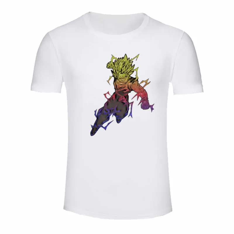 The Black Friday, футболка с принтом Dragon Ball, мужские футболки с графическим принтом, футболка, Повседневная футболка с коротким рукавом, Мужская Уличная одежда - Цвет: P1799D-white