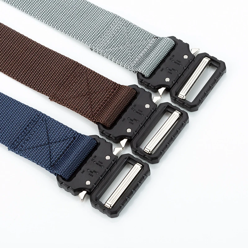 Новинка 3 8 см уличный мужской ремень модный качественный нейлоновый сплав с
