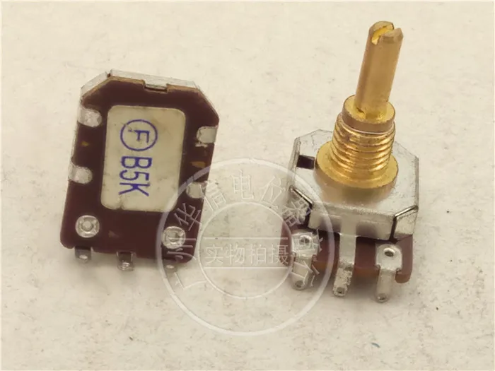 

[VK] Taiwan F B5K 360 degrees to 5K precision potentiometer imported potentiometer switch