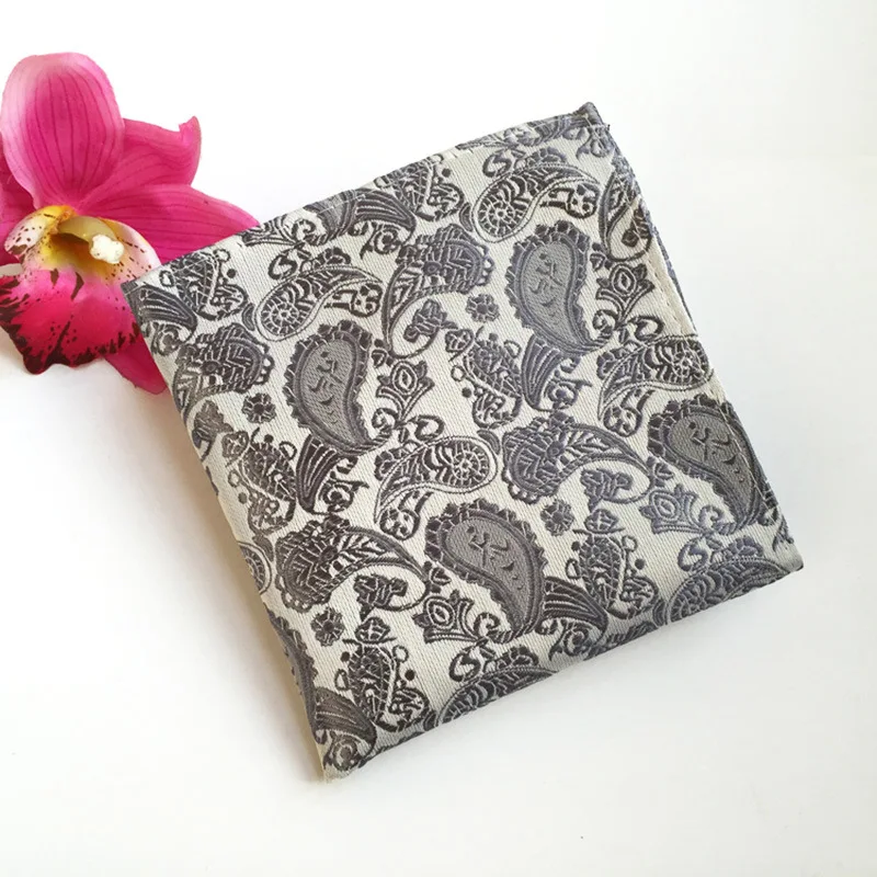 Мужские Винтажные носовые платки Классические Вечерние с цветочным узором и