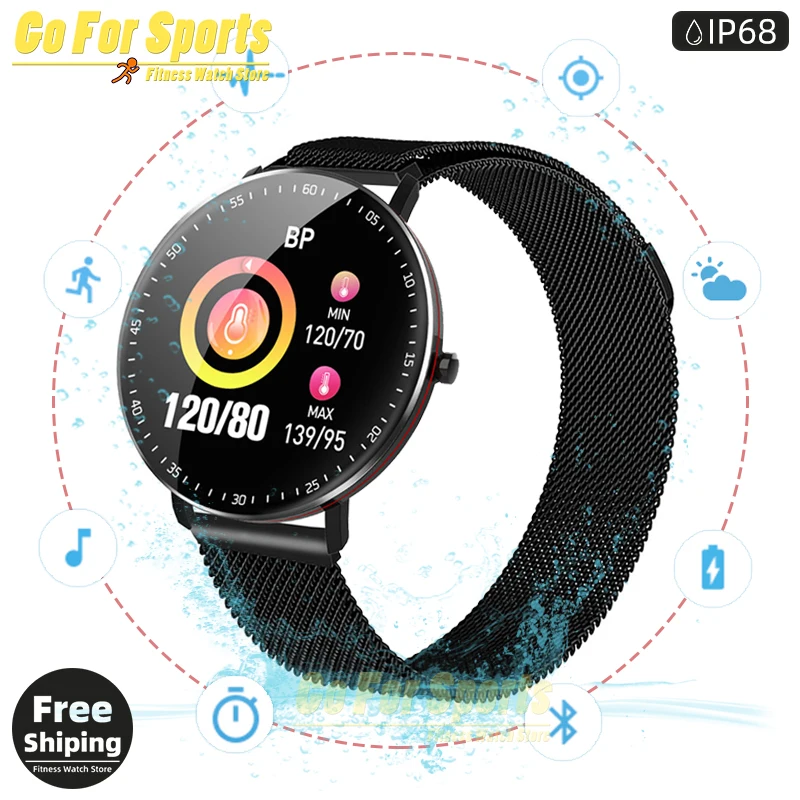 Смарт часы F19 с пульсометром тонометром и прогнозом погоды|Смарт-браслеты| |