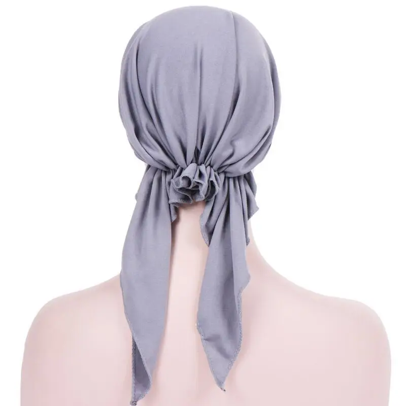 

New Women Muslim Printed Hijab Hat Turban Cancer Chemo Cap Indian Beanie Flower Head Wrap Scarf Cover Hair Loss Headwear Bonnet