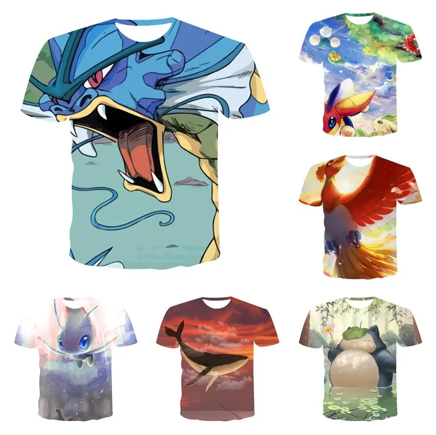 

Summer Top Street Top Men's T-shirt Free Delivery Short Cartoon Animal T-shirt New Fashion Camiseta Xxs-6xl
