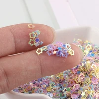 4mm hollow out plum flower nail embellishments sequins for crafts handcraft decorations fill glitter star paillette diy material