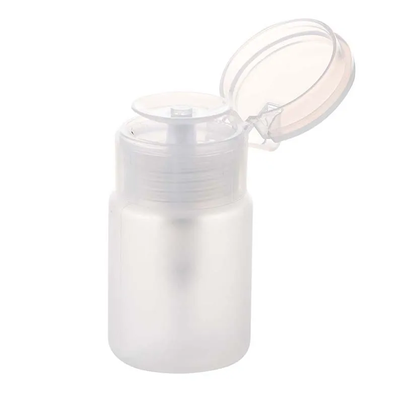 

70ml Nail Art Makeup Polish Plastic Pump Dispenser Bottle Remover