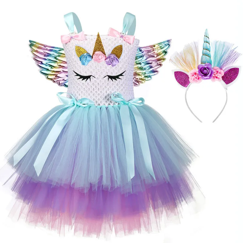 

Повязка на голову с единорогом, для девочек, 3 слоя