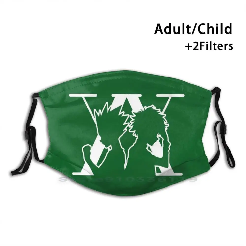 

Gonk Print Reusable Mask Pm2.5 Filter Face Mask Kids Hunter X Hunter Manga Hunterxhunter Gonk Illua Zoldyck Kurapik Agon