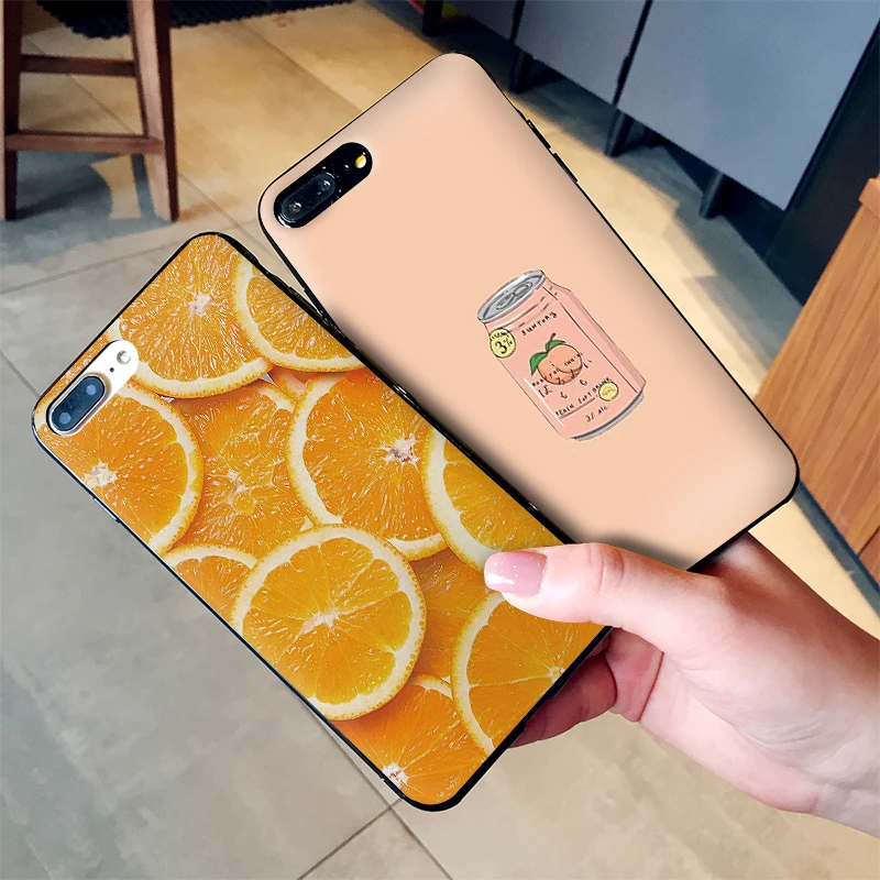 Груша персик арбуз orange для Xiaomi Redmi Pro 6 Note 5 8 K20 7 4X 5A 16G 32G GO 7A силиконовый чехол