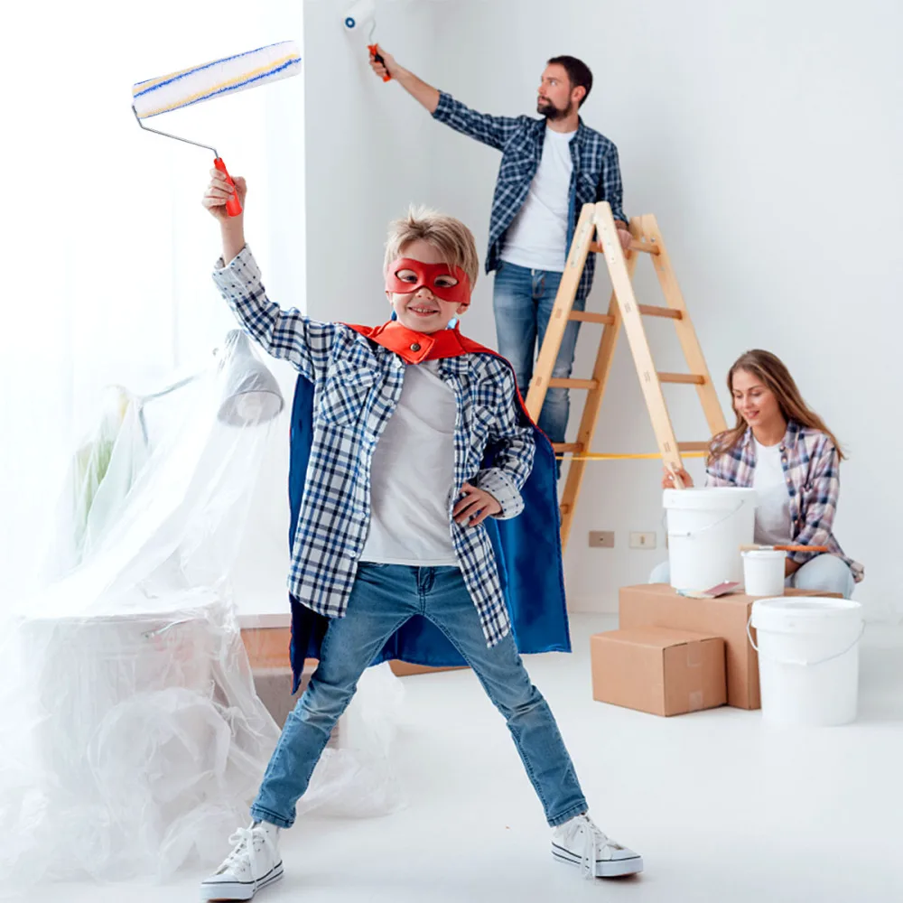 

2pcs 300mm Paint Roller Brushes Professional Handheld Wall Paint Brushes Painting Tools