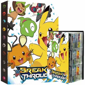 432pcs Anime Pokemon Cards Album Book Pikachu Game Card Collection
Holder Map Binder Folder Top Loaded List Toy Gift For Kids