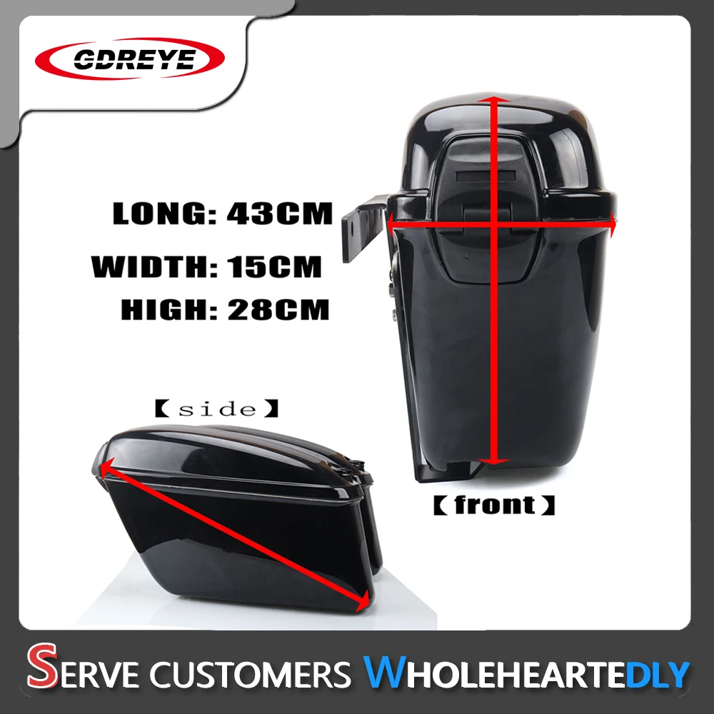 For HONDA REBEL500 300 CMX500 CMX300 2017-2021 Motorcycle Panniers Saddlebag Top Case Box Orignal Style Side |