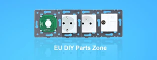 WELAIK EU-standard 2speaker-Socket DIY-Запчасти-настенный динамик-розетка без-стекло-панель A82SOW/B