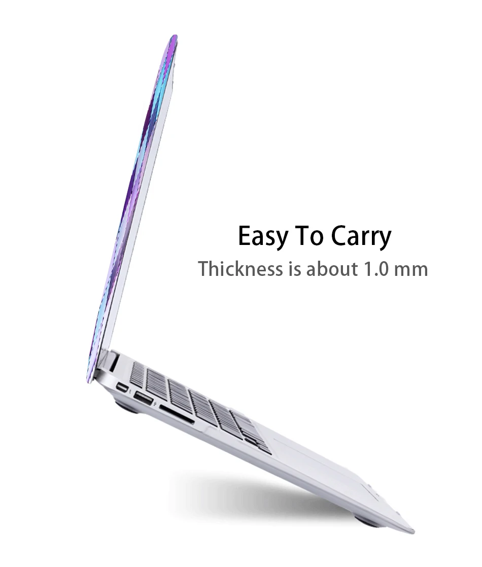 MTT 3D чехол с геометрическим рисунком для Macbook Pro retina 13 15 с сенсорной панелью для ноутбука для Mac book 12 дюймов Air 11 13 дюймов Чехол