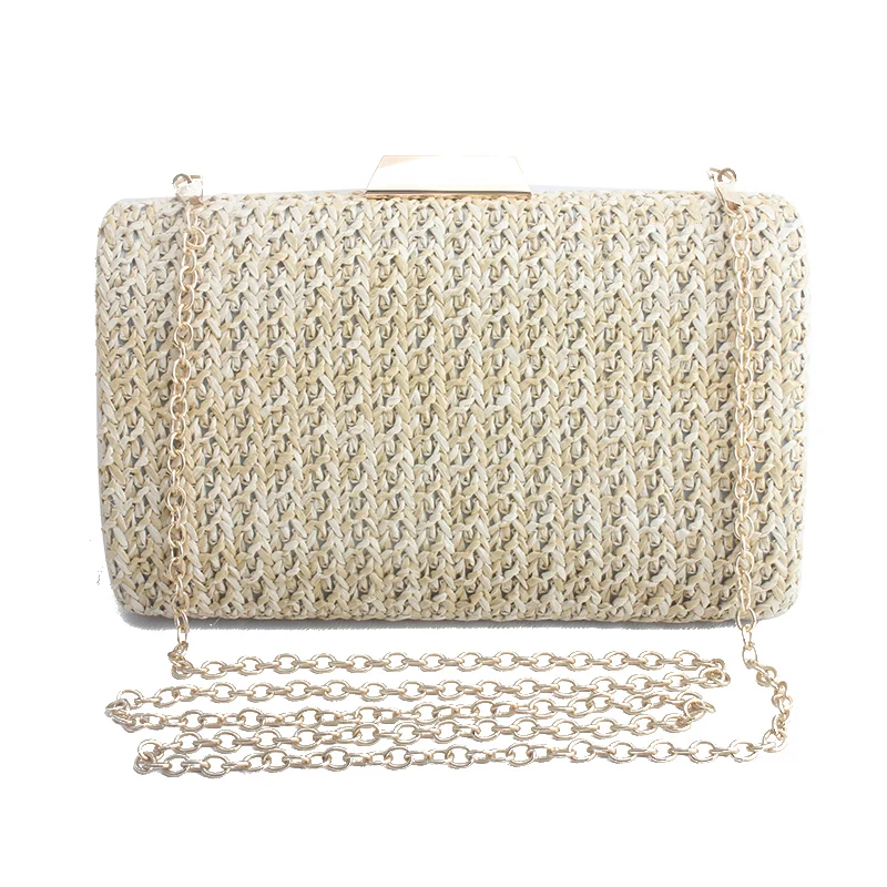 Плетеная Сумка из ротанга Соломенные Сумочки на плечо маленькие пляжные дамские