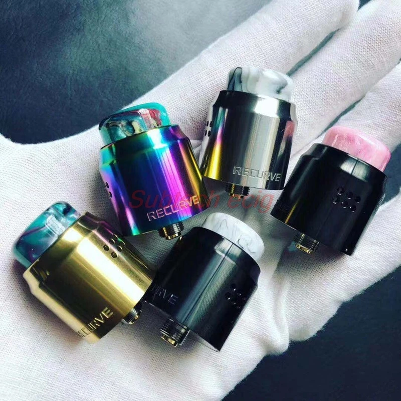 Испаритель Recurve Dual RDA 24 мм с Двойной спиралью камера сбора пара овальная