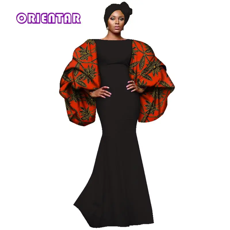 Платье женское длинное с принтом пикантное вечернее Макси платье большим