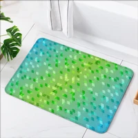 geometric bath mat light green kitchen carpets non skid door mat floor mats living room carpet 40x6040x120 soft bathroom rugs