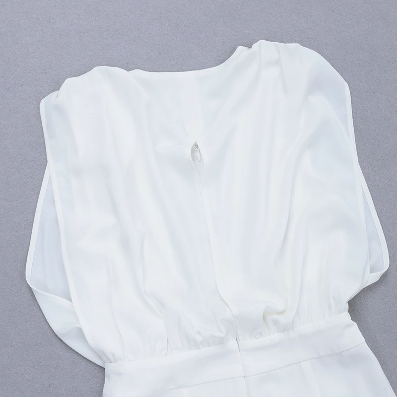 Bqueen 2020 Vestidos Новый женский модный сексуальный белый комбинезон с глубоким