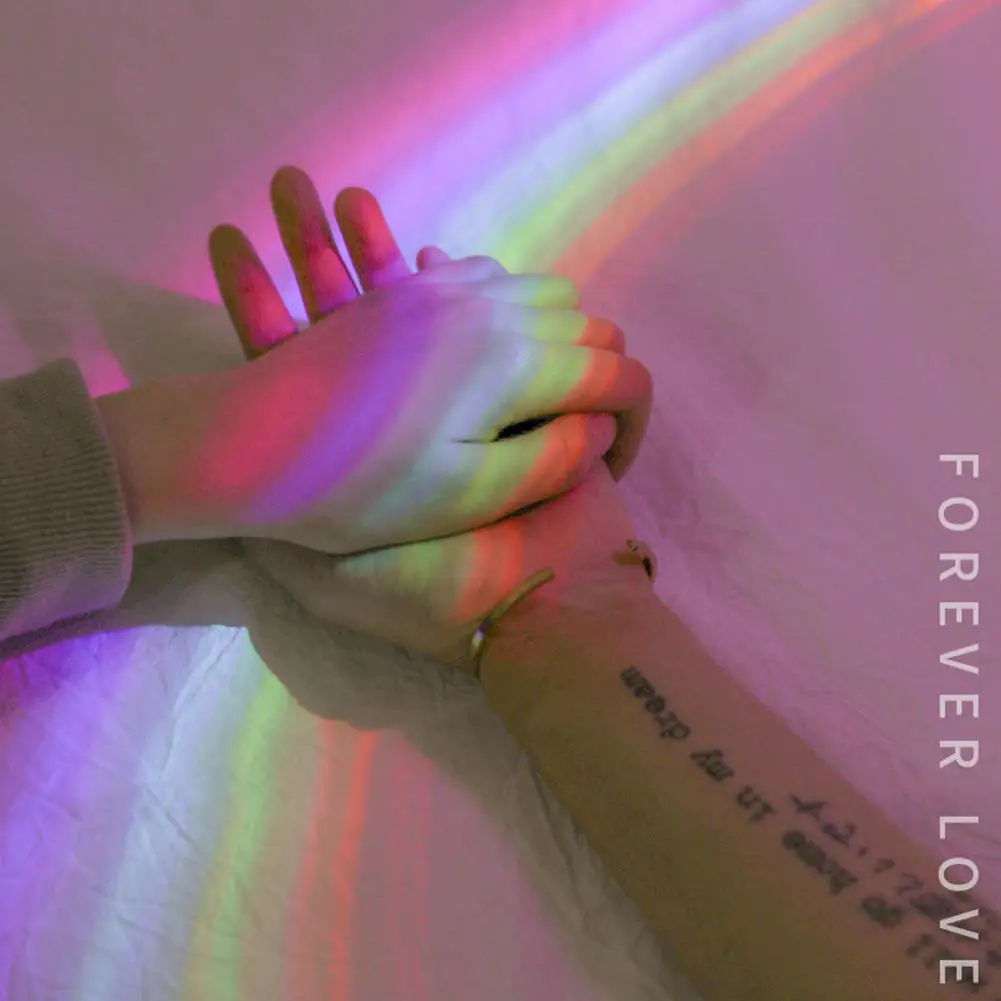 Оболочки радуга Ночной Светильник Красочные Зарядка через usb Пластик проектор