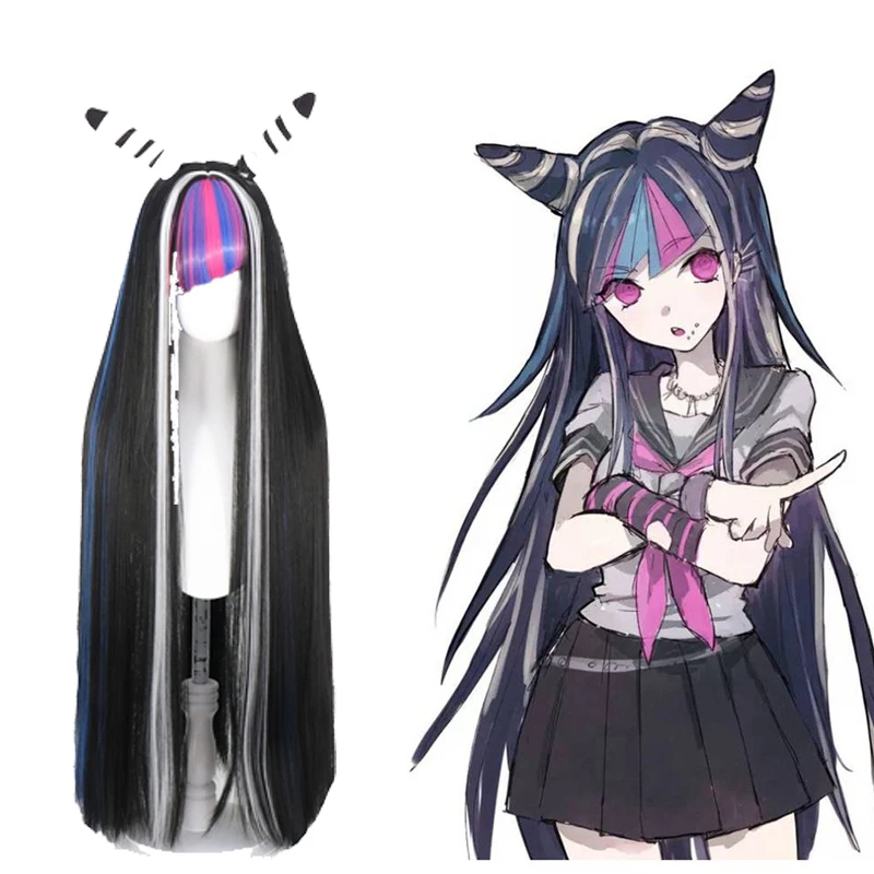 Парик для косплея миоды Ибуки из данганронпа (школа отчаяния) 100 см |