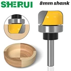 Концевая фреза диаметром 1-18 дюйма, 8 мм, 6 мм, хвостовик 14 дюйма