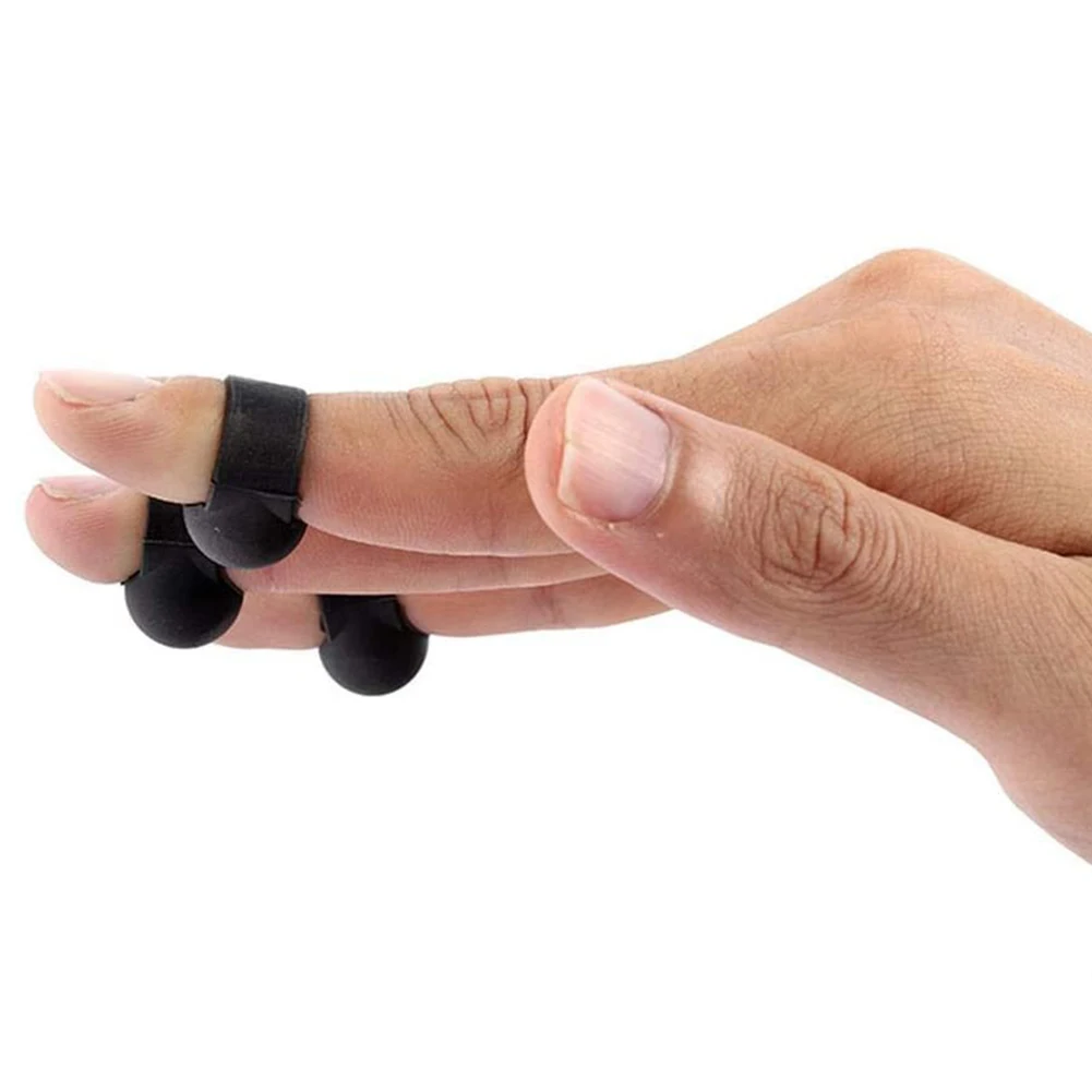 4 шт. Сталь язык барабан палец Picks силиконовой резины стучит рукава Handpan PlayPercussion