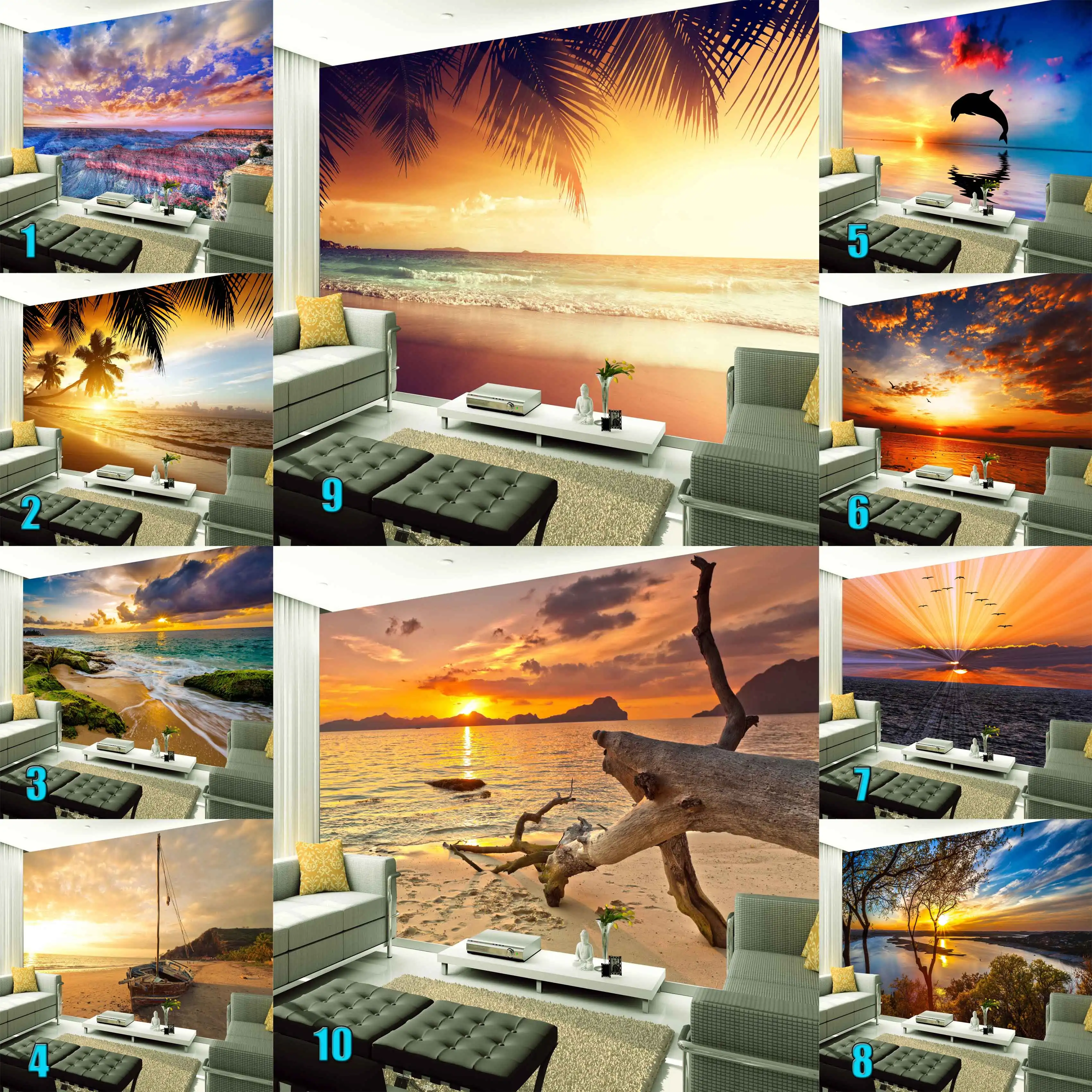 Популярные самоклеящиеся водонепроницаемые Настенные обои на заказ современные