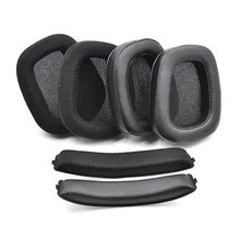Replacement Ear Pads Cushions Headband Kit for Logitech G633 G933 G635 G633S G933S Gaming Headset Earpads foam Pillow Cover