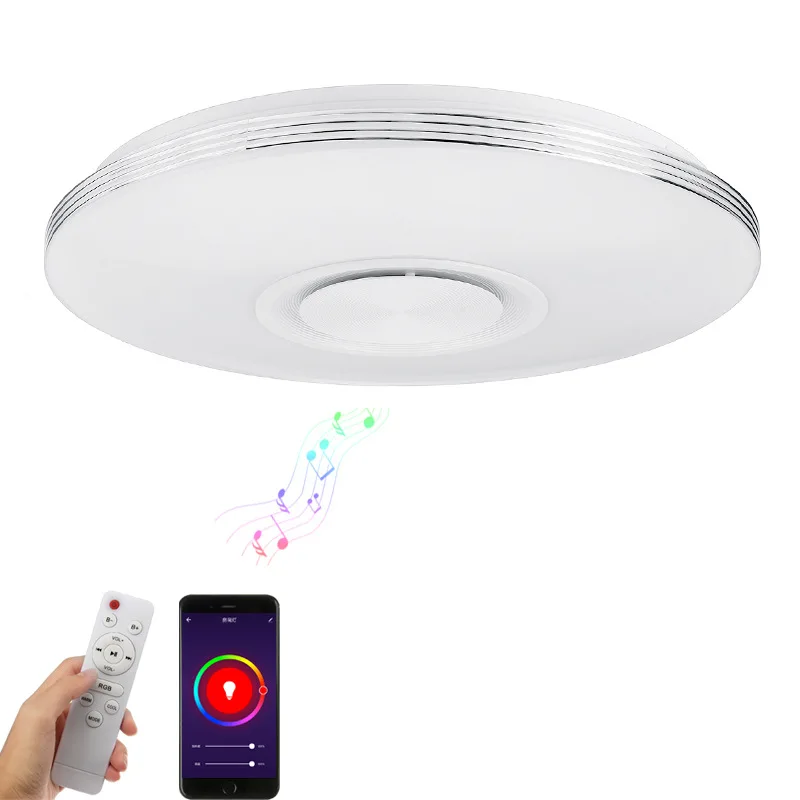 

100W WiFi APP Intelligent Control Modern RGB LED Ceiling Light Home Lighting bluetooth Music Light Bedroom Smart Ceiling Lamp