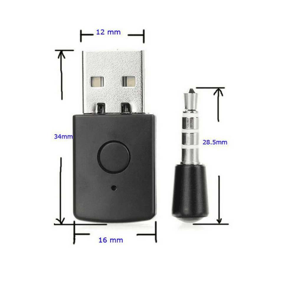USB адаптер Bluetooth 4 0 приемник ключ для PS4 пульт управления гарнитуры|Запасные части|