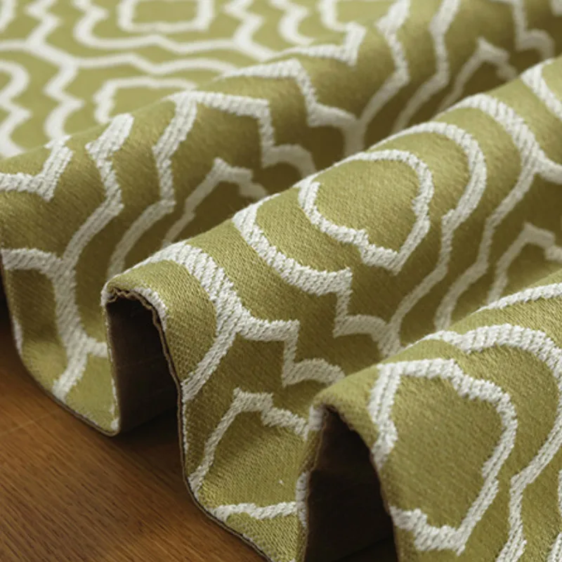 

Pa.an Modern Luxurious Jacquard Fabric Table Runner Dresser Scarves with Tassel Cloud Lattice Multi Size Bed Runners